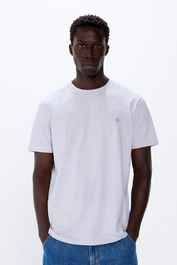 Springfield Camiseta falso liso azul