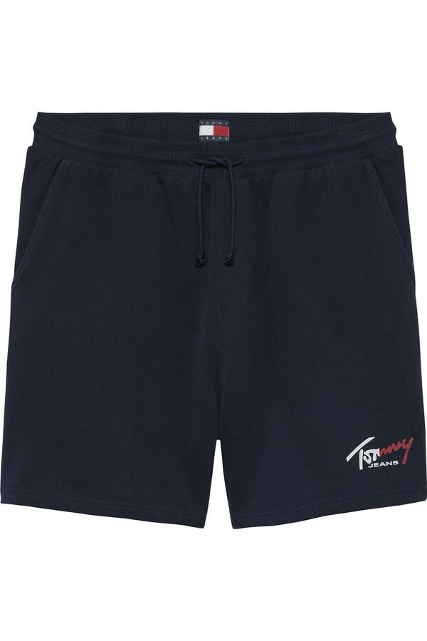 Tommy Jeans Cal&ccedil;&otilde;es em algod&atilde;o azul