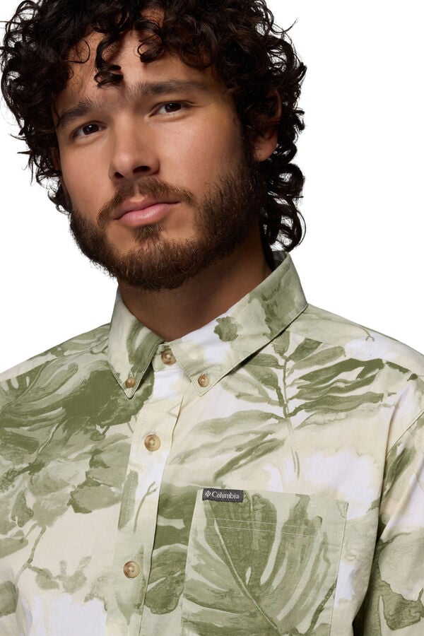 Columbia Camisa estampada de manga curta estampado