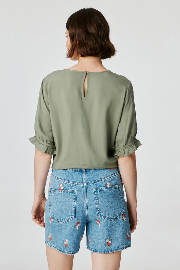 Pieces Blusa manga 3/4 verde