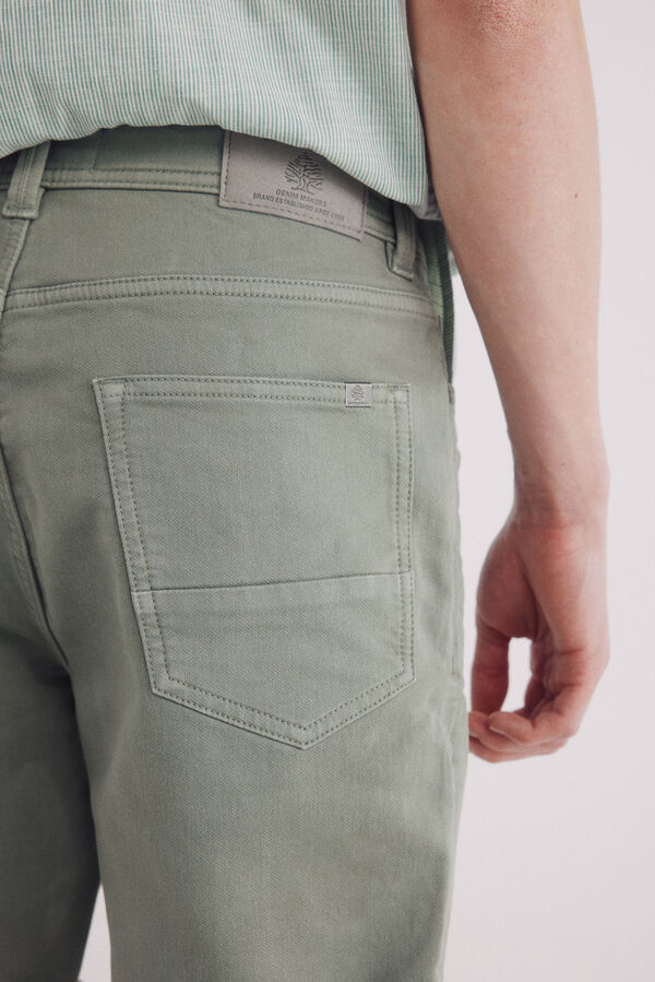 Springfield Bernuda en knit color lavada verde