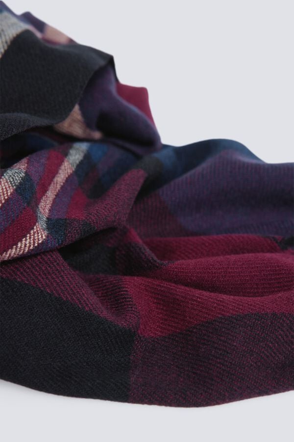 Springfield cachecol xadrez tartan estampado