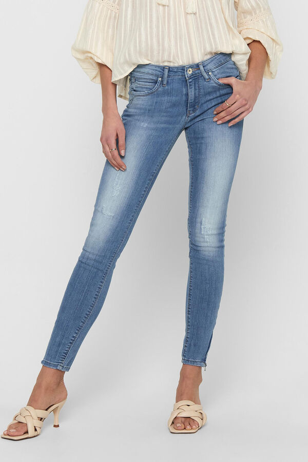 Springfield Jeans Skinny azul medio