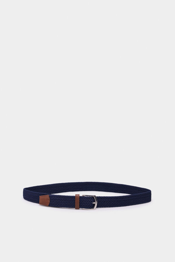 Springfield Cinturón trenzado azul