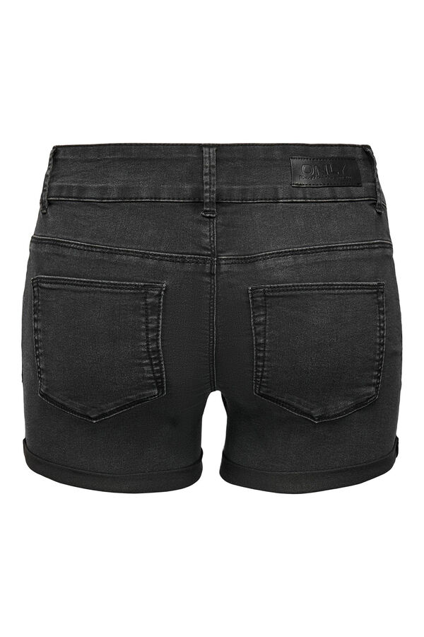 Only Shorts Vaqueros negro