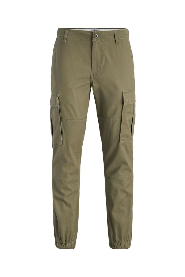 JJ REBEL Pantal&oacute;n cargo con algod&oacute;n verde