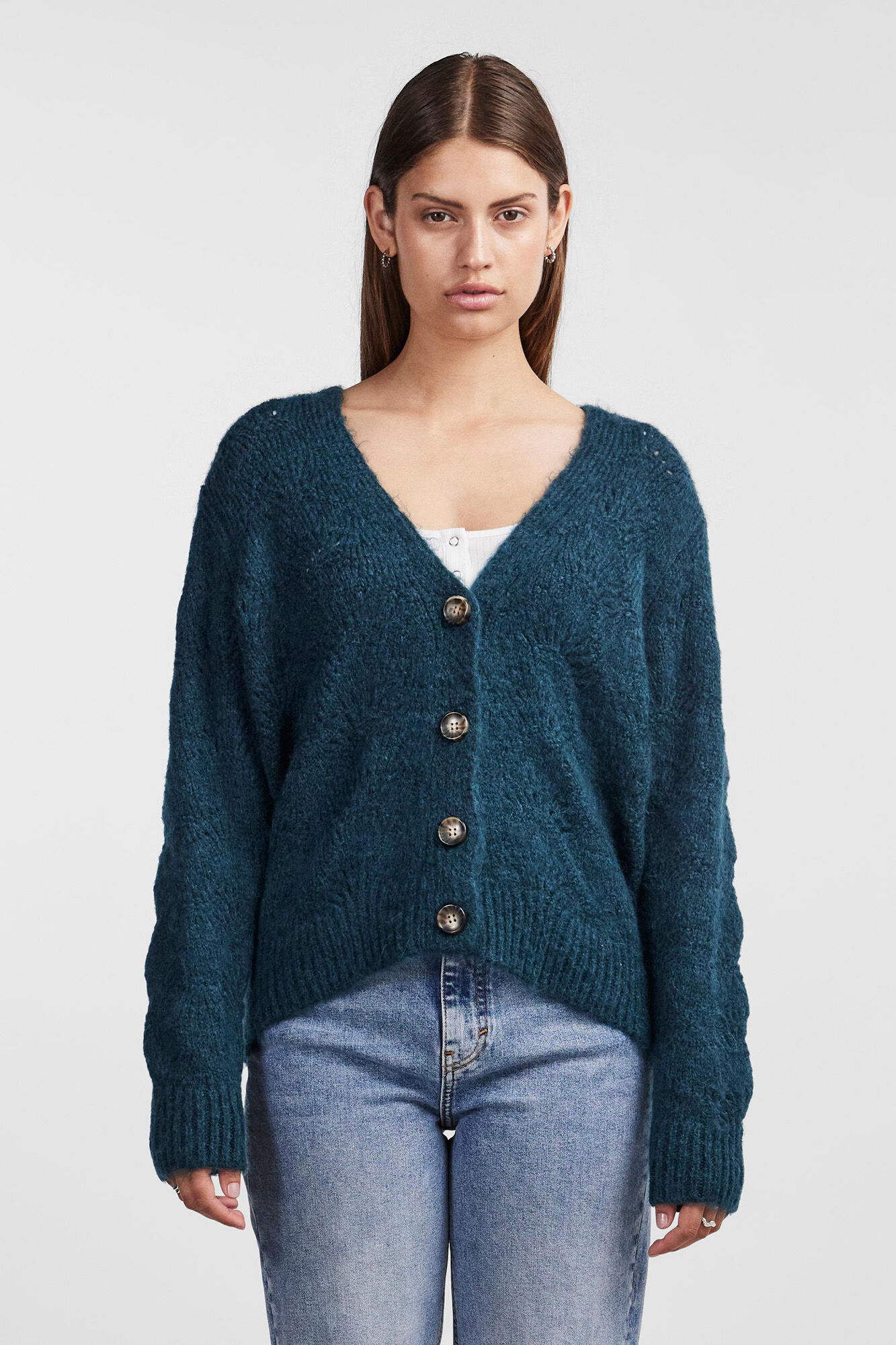 Pieces C&aacute;rdigan de punto con estructura