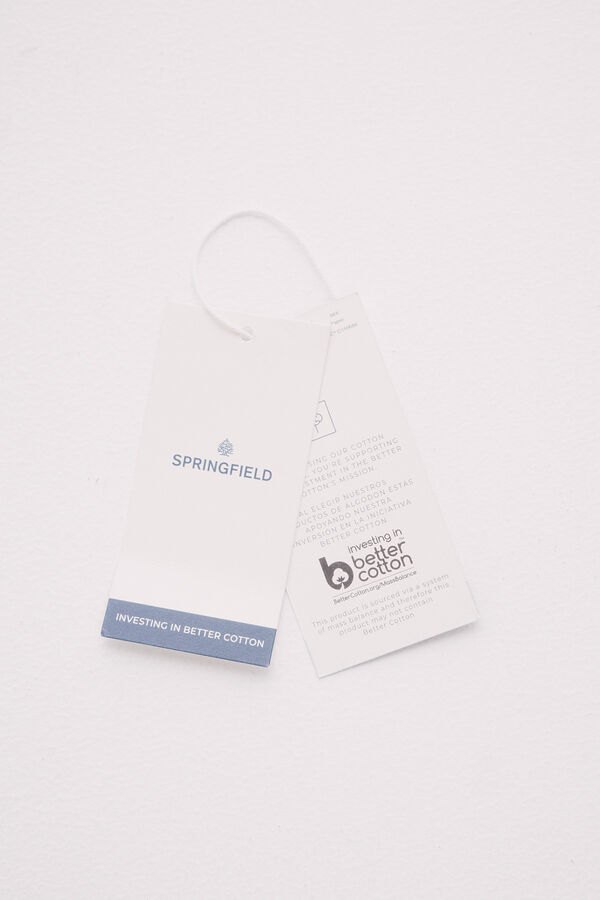 Springfield Camiseta gráfica étnica verde