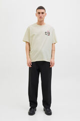 Jack & Jones Camiseta back print blanco