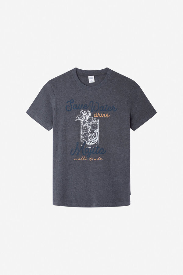 Springfield T-shirt drink cinza