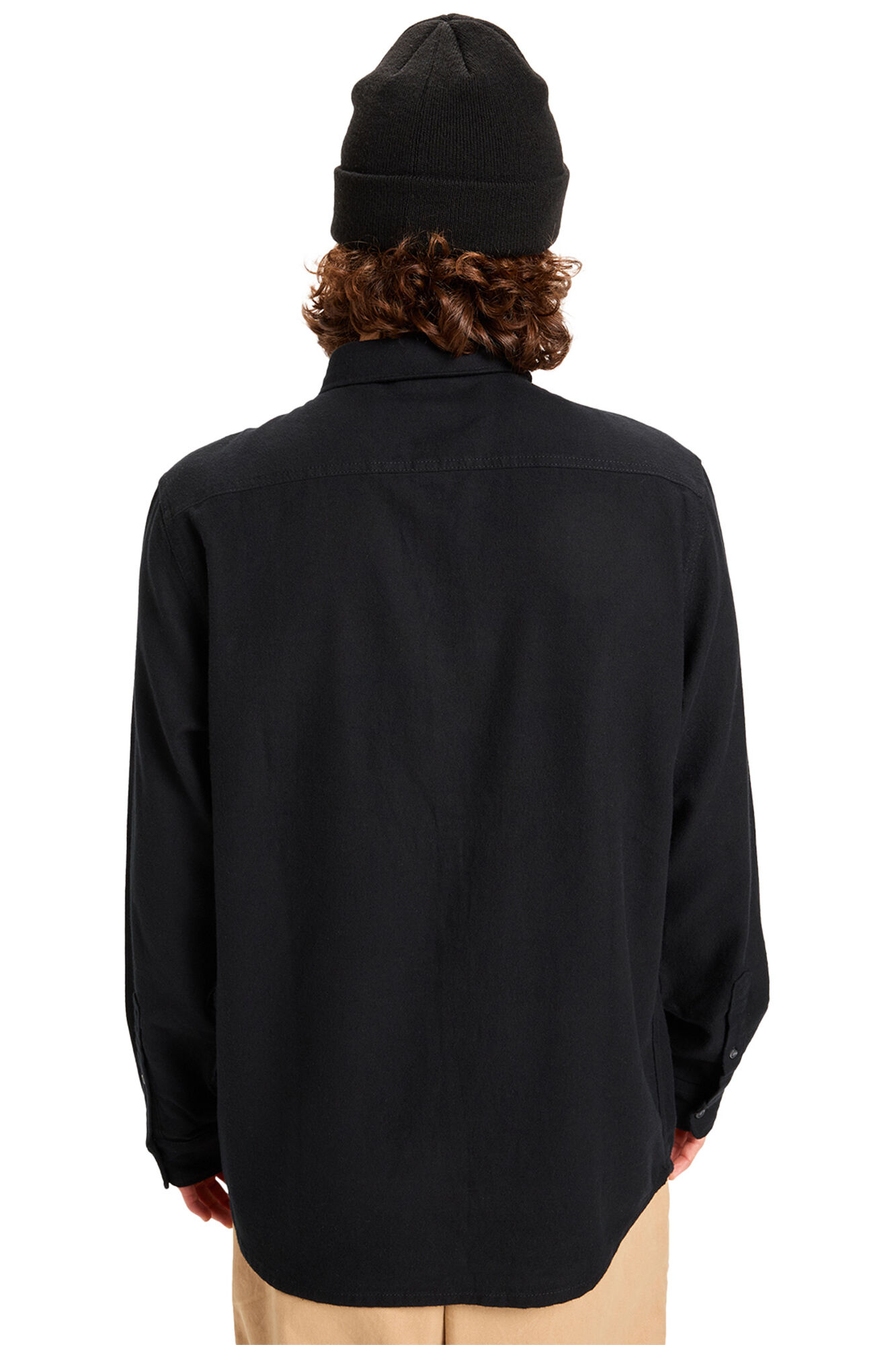 Quiksilver Motherfly Solid - Camisa de manga larga para hombre