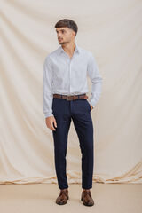 Celopman Camisa de Vestir blanco