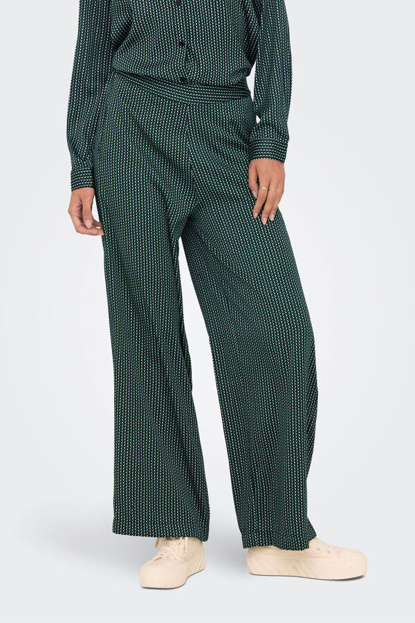 Springfield Pantalón ancho verde