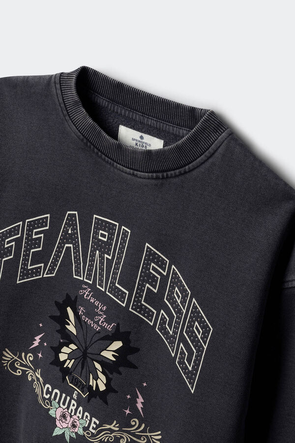 Springfield Kids Sudadera "brilliant" ni&ntilde;a gris