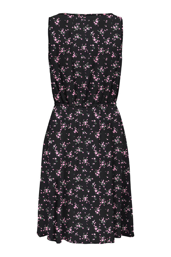 Only Vestido curto de al&ccedil;as cru