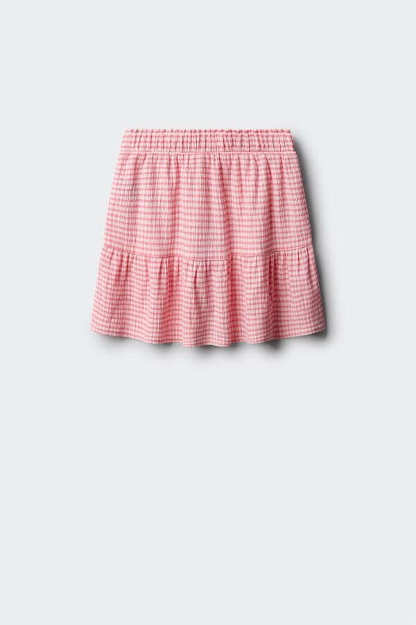 Springfield Kids Falda vichy ni&ntilde;a rosa