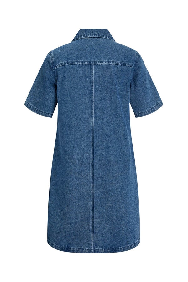 Jack & Jones Vestido curto denim azul