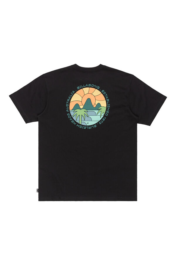 Billabong Camiseta de manga corta para Hombre negro