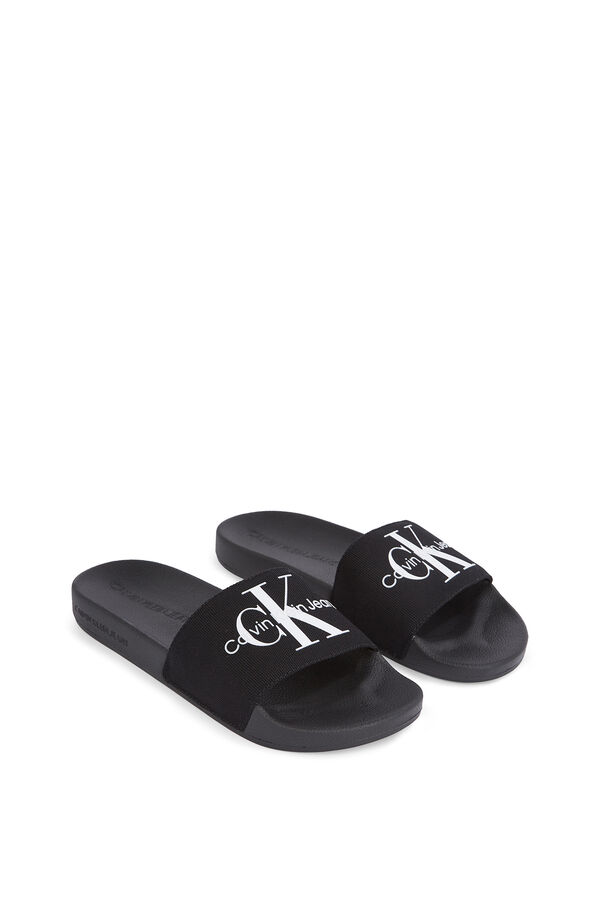 CK Jeans Chinelos Calvin Klein Jeans mulher preto