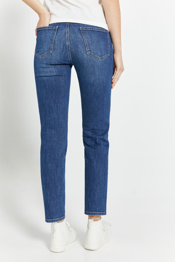 Springfield Jeans Straight Algodón Reciclado azul medio