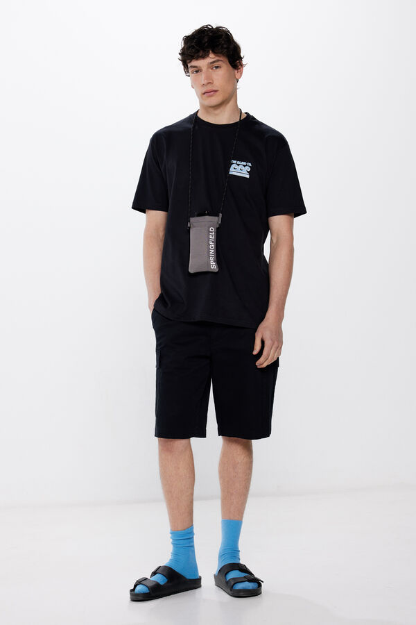 Springfield Camiseta the Island Co negro