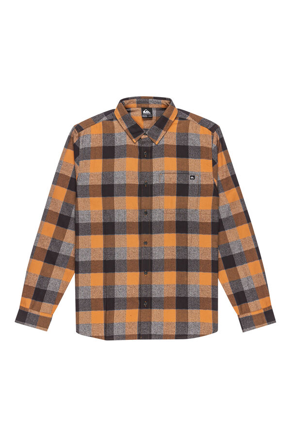 Quiksilver Motherfly Plaid - Camisa de manga larga para hombre estampado