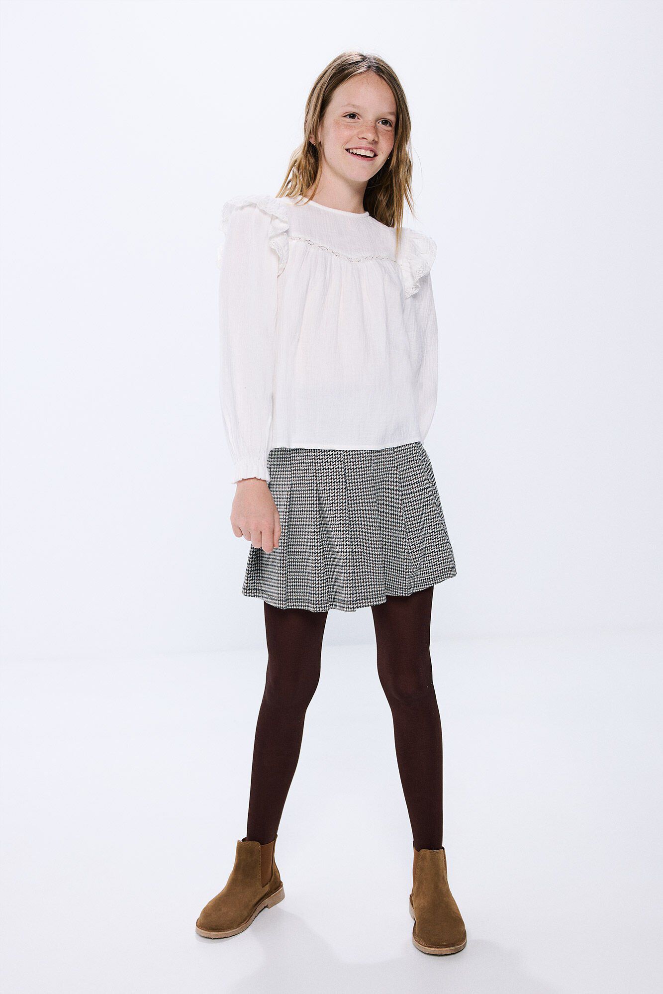 Springfield Kids Falda cuadros ni&ntilde;a