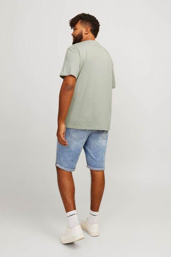 Jack & Jones PLUS T-shirt standard fit Zion Plus verde