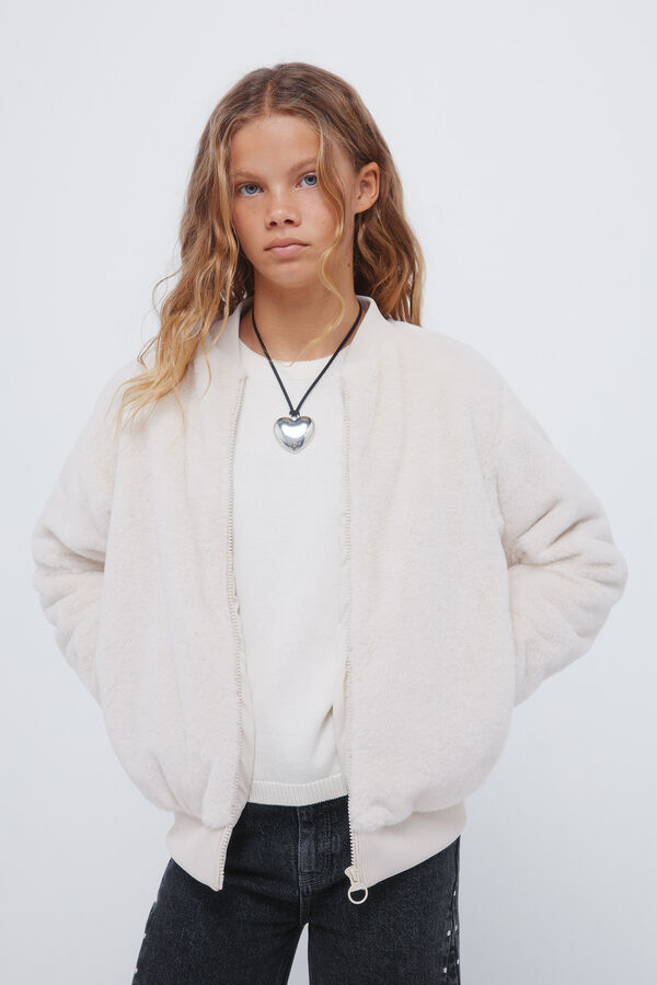 Springfield Kids Bomber de cabelo de menina bege