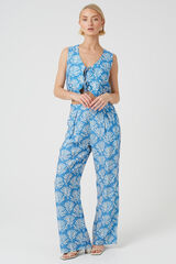 Brave Soul Pantal&oacute;n palazzo estampado estampado