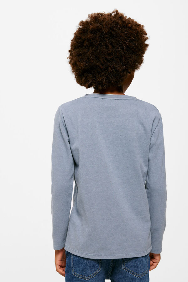 Springfield Kids Camiseta cuello doble ni&ntilde;o azul