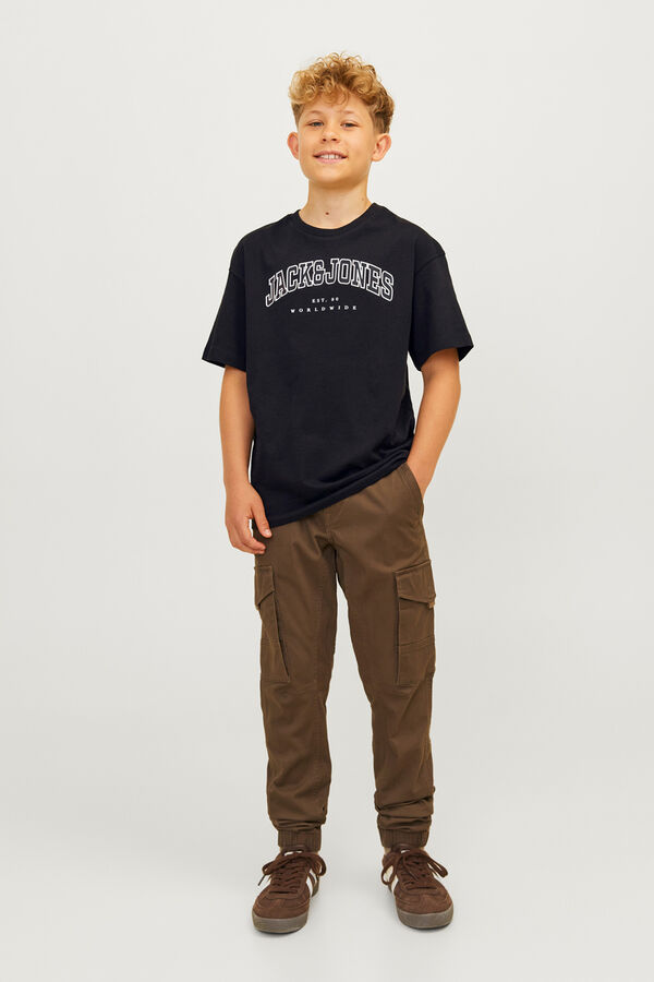 Jack & Jones Junior Camiseta estampada regular fit cinzento