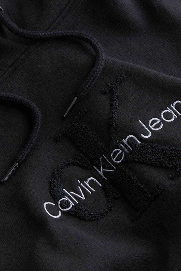 Calvin Klein Vestido sudadera negro