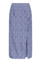 Only Falda midi morado/lila