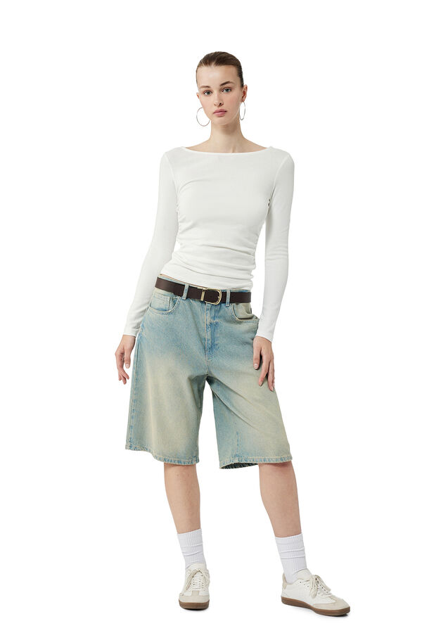Koton Camiseta de manga larga nude