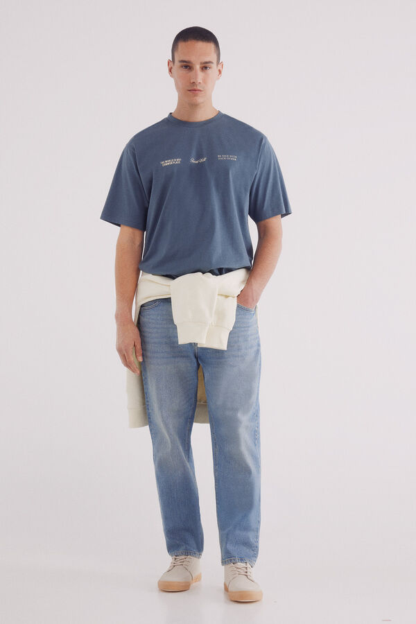 Springfield camiseta coletiva azul