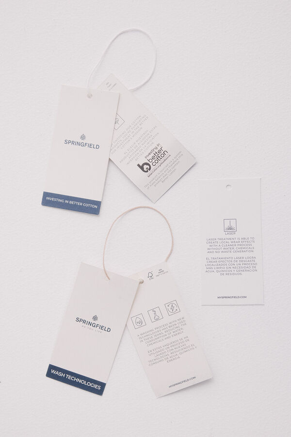 Springfield Bermuda denim  cinzento