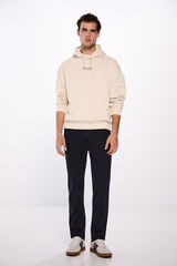 Springfield Pantalón 5 bolsillos color lavado slim fit azul