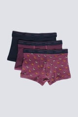 Springfield Pacote com 3 c&atilde;es boxer e riscas vermelho