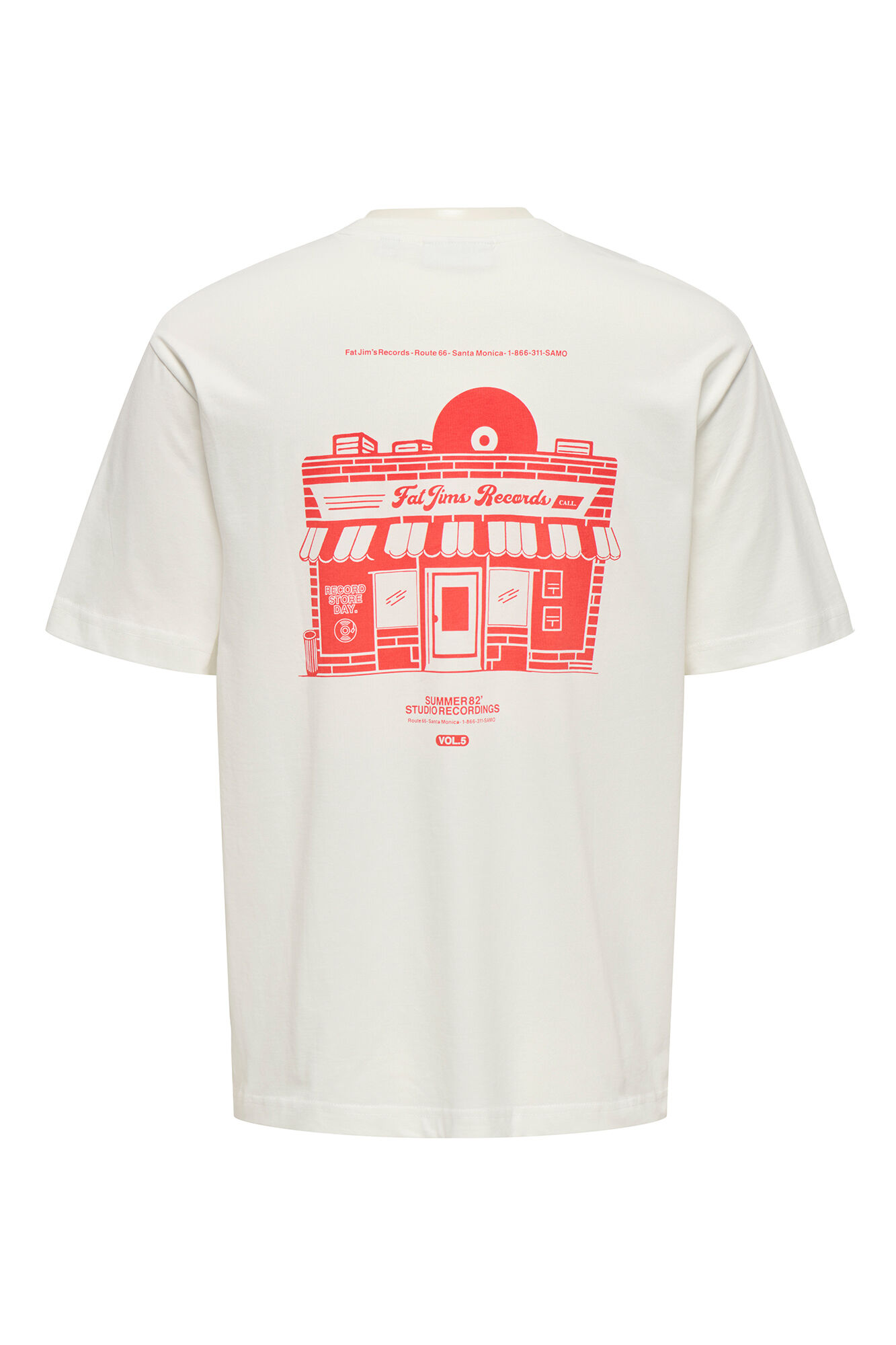 Only & Sons Camiseta dibujo trasero