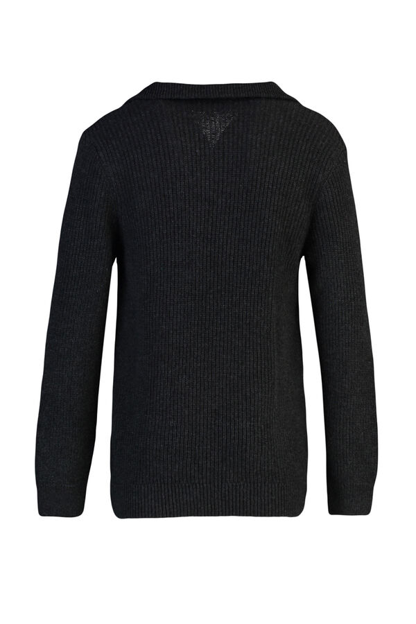 Trendyol Jersey estructura cuello camionero gris