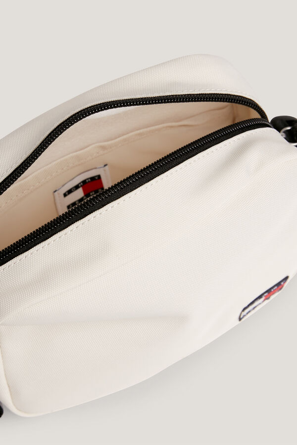 Tommy Jeans Mala a tiracolo de homem Tommy Jeans com bandeira branco