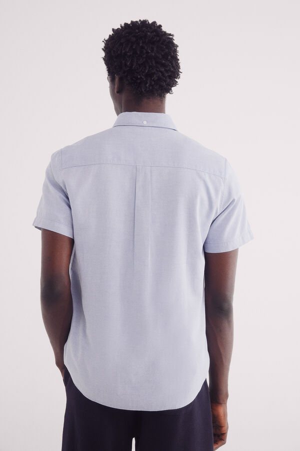 Springfield Camisa manga curta azul