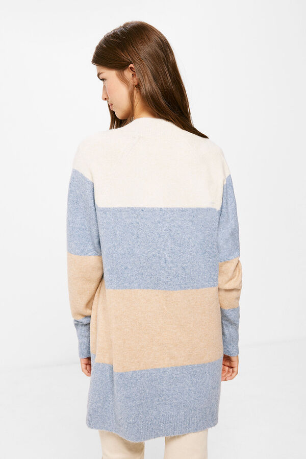 Springfield Cardigan Comprido Aberto azul