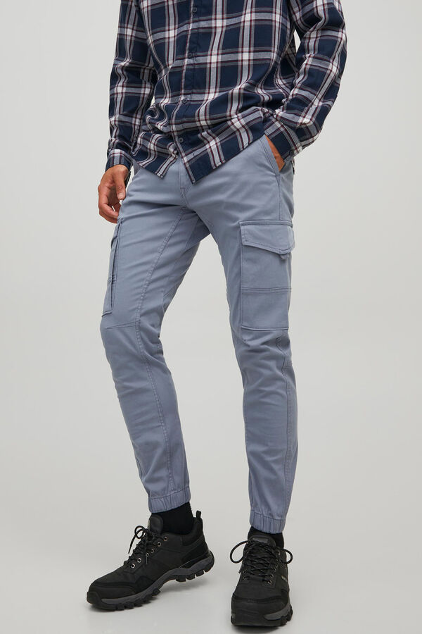 Jack & Jones Cal&ccedil;as cargo azul