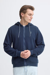 Blend Sudadera piqu&eacute; con capucha azul
