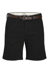Jack & Jones Bermuda chino cinturon negro