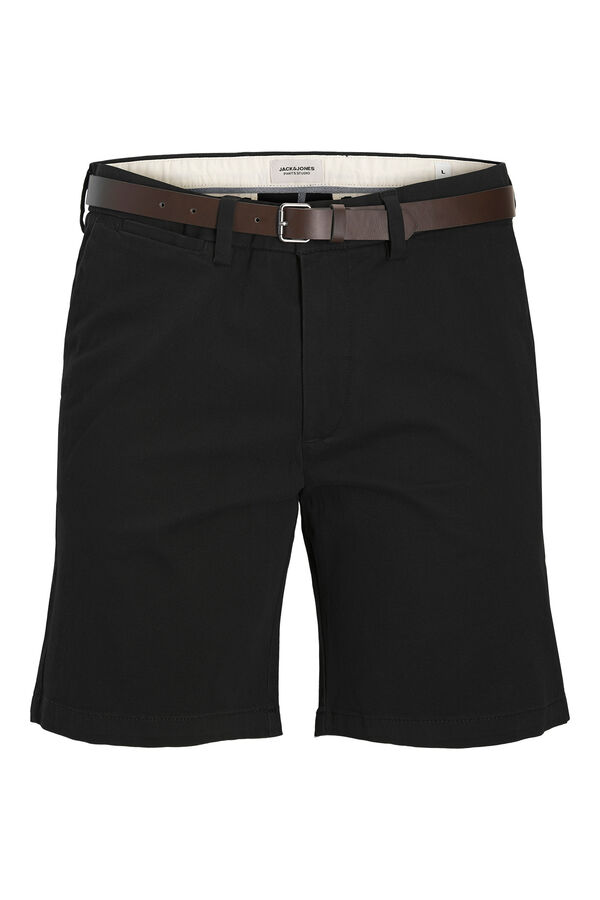 Jack & Jones Bermuda chino cinturon negro