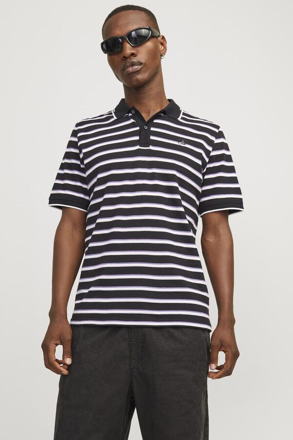 Jack & Jones Polo padr&atilde;o fit preto