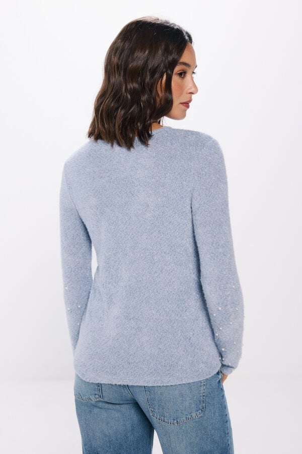 Springfield Camiseta chenilla perlas estampado